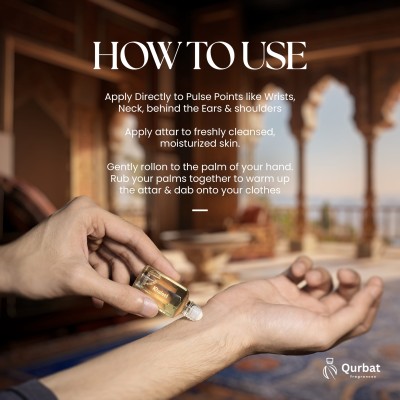 Qurbat Khaleel Attar | Luxury Perfume Oil | 12+ Hours Lasting | 6 ml Attar (Aromatic, Citrusy, Earthy, Floral & Woody)