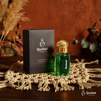 Qurbat Ababeel Attar | Luxury Perfume Oil | 12+ Hours Lasting | 6 ml Attar (Floral, Citrusy, Spicy & Woody)