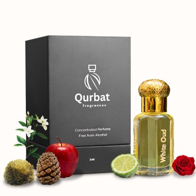 Qurbat White Oud Attar | Luxury Perfume Oil | 12+ Hours Lasting