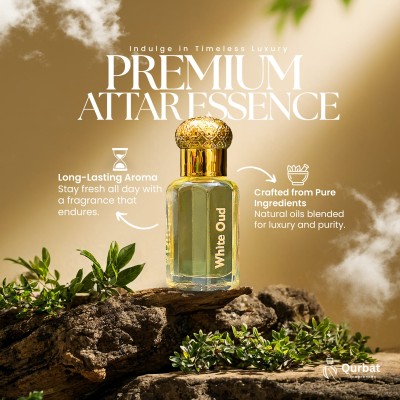 Qurbat White Oud Attar | Luxury Perfume Oil | 12+ Hours Lasting