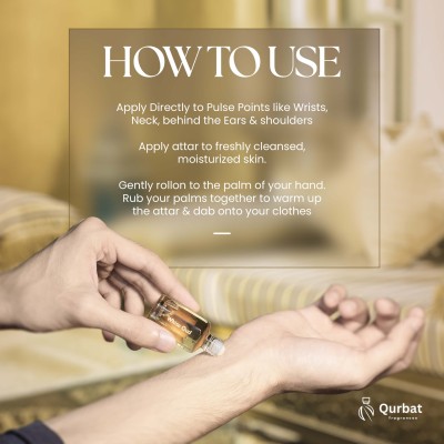 Qurbat White Oud Attar | Luxury Perfume Oil | 12+ Hours Lasting