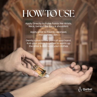 Qurbat Ameer Al Oud Attar | Luxury Perfume Oil | 12+ Hours Lasting | Attar (Spicy, Floral & Woody) (6 ml)