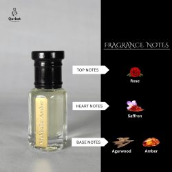 Mukhallat Amber 6 ml Roll on Attar